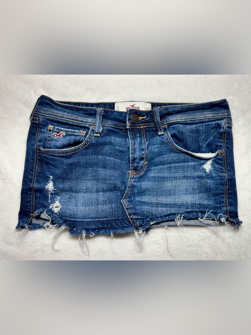 Rare Y2K Hollister Jean Mini Skirt